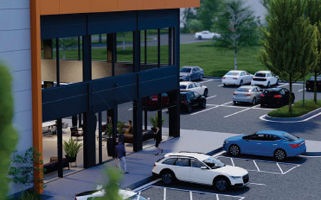 Twin Lakes Technology Center parking